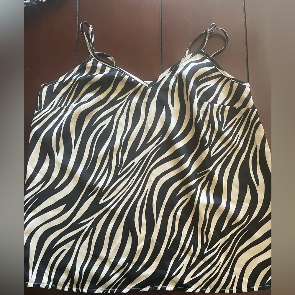 J crew zebra tank